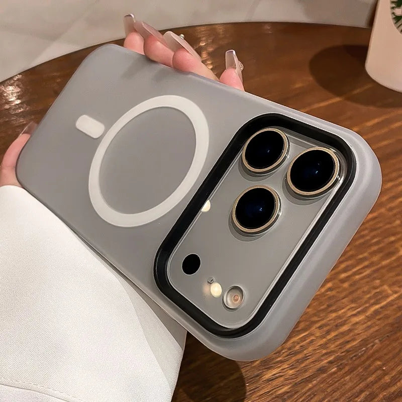 Luxury 2 IN 1 Magnetic Shockproof Case for iPhone 17 Pro Max Air 16 15 14 Plus 13 12 11 Liquid Silicone Magsafe Bumper Cover