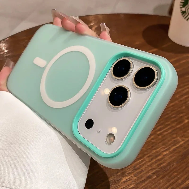 Luxury 2 IN 1 Magnetic Shockproof Case for iPhone 17 Pro Max Air 16 15 14 Plus 13 12 11 Liquid Silicone Magsafe Bumper Cover